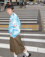 PLEATED  BERMUDA SHORTS -   DARK BEIGE