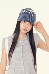 Florin stripe bandana beanie