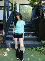 open toe half boots