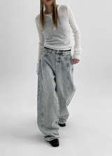 [MADE] Kets Cut Wide Denim Pants