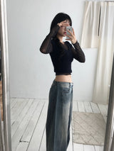 Wide volume jeans