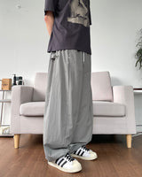 Side Snap Nylon Balloon Pants