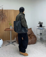 トペル リンクル カーブ デニム パンツ