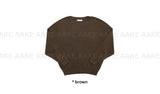 DEEP V-NECK OVER KNIT
