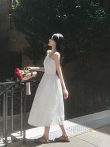[MADE] Rear, back banding camisole dress