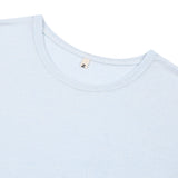 ソフトストライプTシャツ (スカイ)
