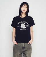 26SS WOMAN BROWN LINE FRIENDS SHORT SLEEVE T-SHIRT
