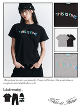 マルチカラーロゴTシャツ