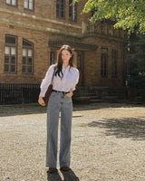 Harper wide denim pants