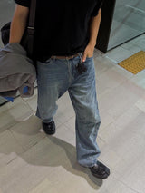[Premium] 3タップツイストデニムパンツ(2color)