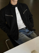 Veil Suede Rider Jacket (3color)