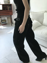 ボタンカーゴパンツ