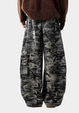 Summer Camo Wide Cargo Pants
