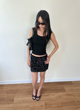 disco sequin skirt