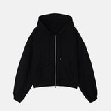 ASCLO プリーズクロップフードジップアップ (3color)