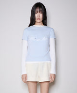 クロップドシグネチャーTシャツ