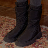  Cartt Padded String Middle Boots(2Colors)_B5557