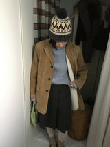 Essential Knit Half-Neck Zip-Up (3color)