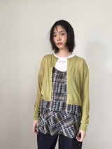 Summer Punching Crewneck Cardigan (4color)