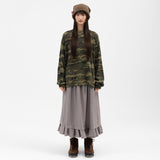 Ribbie Waffle Long Sleeve - Camo