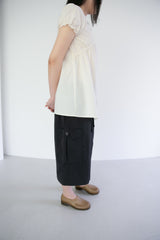 ナイロンボタンボケっとバミューダパンツ(3colors)