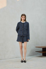 COMELY TWEED JACKET / BLACK