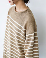 MOIN STRIPE KNIT