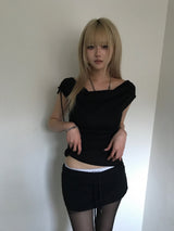 リラックスライズスカート