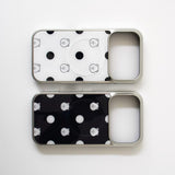 TUTEOGI ‘TUDOT’ Magnet Ring case (silver frame)