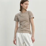 (Z-T-6821)ESSENTIAL SQUARE SLEEVELESS TEE