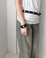 Obsidian Cuff Watch