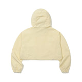 デイリーフーディドクロップジャケット クリーム (for women)