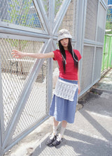 Net String Bucket Hat - Ivory