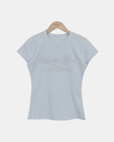 Vanilla Lettering Short-Sleeve T-Shirt