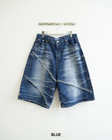 Slash Bermuda Denim Pants