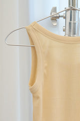 Basic Ribbed Sleeveless (Yellow)