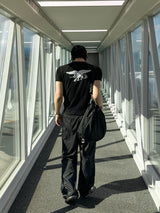 エロ アーカイブワッフルマッスルフィット半袖Tシャツ
