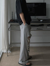 ASCLO Destroyed Sweat Pants (2color)