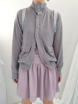 Shirring Flared Dress
