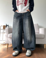 Washing Balloon Denim Pants