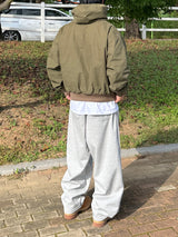 Balloon double knee sweatpants
