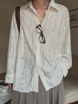 Nogsi grunge dyeing overfit shirt