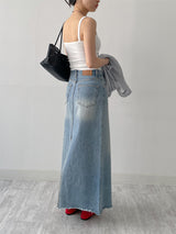 Ribbed U-neck Bra Top Sleeveless