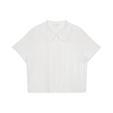 SWEETIE COLLAR HALF BLOUSE