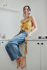 Twinkle Straight Denim Pants (BLUE)