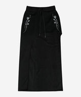 ローズカットアウトスカート #ブラック (FLEECE LINED)