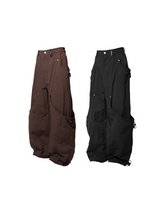24AW クリサリスブレスシックスポケットドローストリングナイロンパンツ