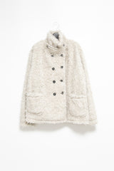 double button fluffy cardigan(2colors)