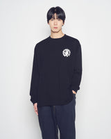 25FW WALKING AC BEAR LONG SLEEVE T-SHIRT BLACK