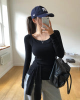 [ORIGINAL] Shara Double Pocket Leather Tote Bag